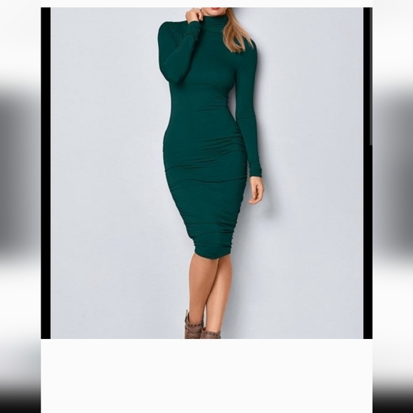 Gently used Venus ruched dress - Picture 1 of 13